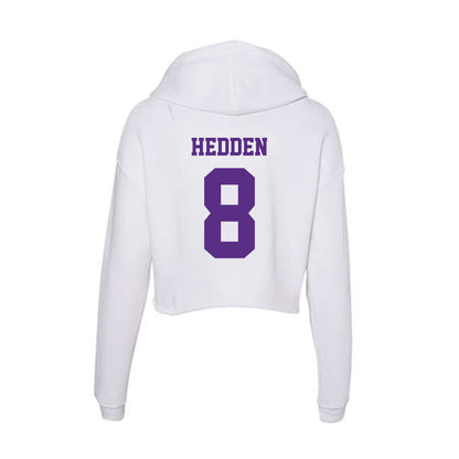 Furman - NCAA Football : Trey Hedden - Women's Crop Fleece Hoodie-1