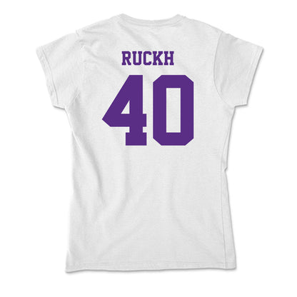 Furman - NCAA Football : Aiden Ruckh - Soft Style Women’s T-Shirt-1