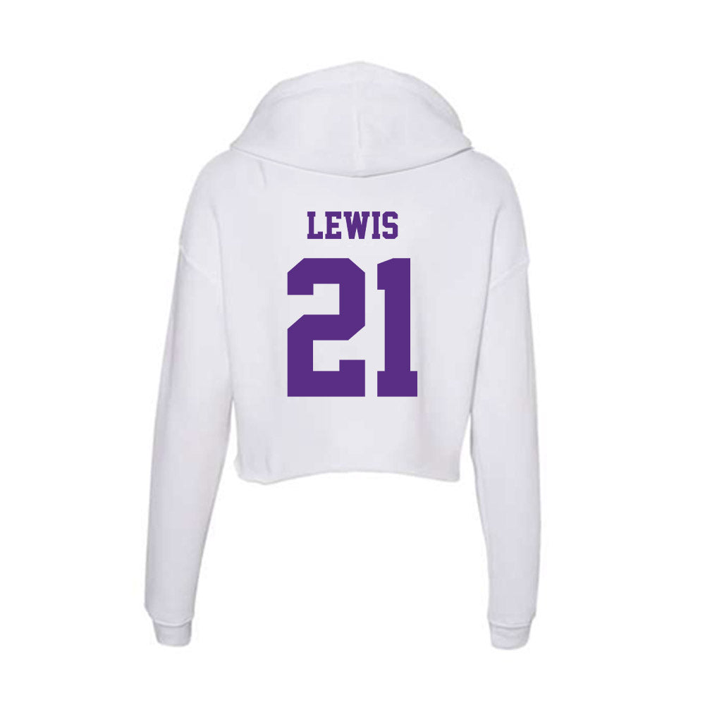 Furman - NCAA Football : Billy Lewis - Women's Crop Fleece Hoodie-1
