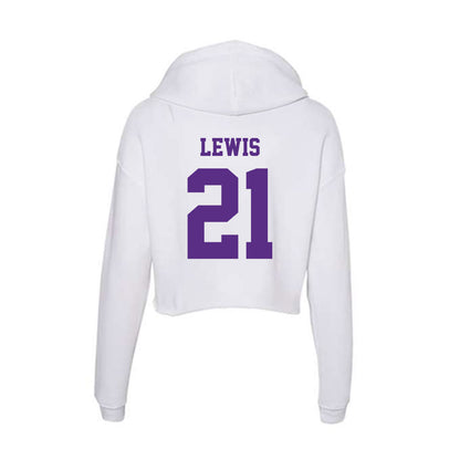 Furman - NCAA Football : Billy Lewis - Women's Crop Fleece Hoodie-1