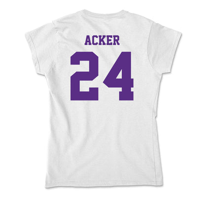 Furman - NCAA Women's Basketball : Jaelyn Acker - Soft Style Women’s T-Shirt-1