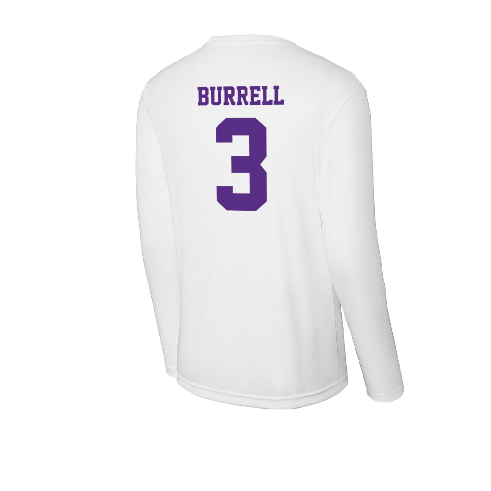 Furman - NCAA Football : AK Burrell - Performance Long Sleeve T-Shirt-1