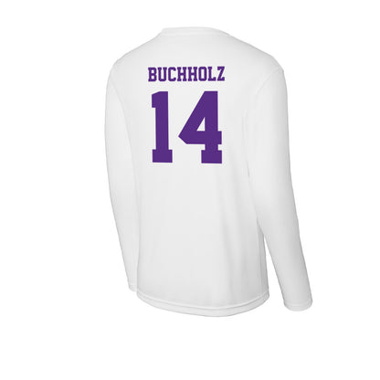 Furman - NCAA Women's Volleyball : Rebekah Buchholz - Activewear Long Sleeve T-Shirt-1