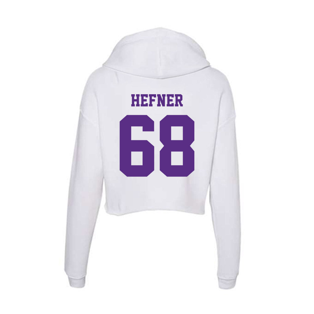 Furman - NCAA Football : Jacob Hefner - Women's Crop Fleece Hoodie-1