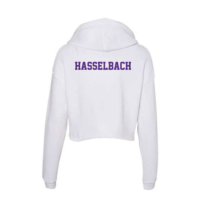 Furman - NCAA Women's Golf : Olivia Hasselbach - Women's Crop Fleece Hoodie-1