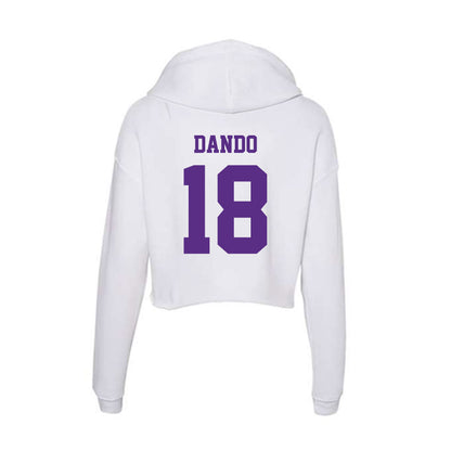 Furman - NCAA Women's Soccer : Callah Dando - Women's Crop Fleece Hoodie-1