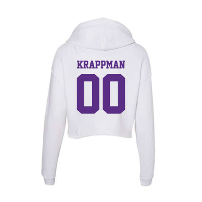 Furman - NCAA Football : Charlie Krappman - Women's Crop Fleece Hoodie-1