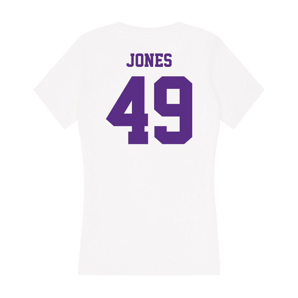 Furman - NCAA Football : Dawson Jones - Women's V-Neck T-Shirt-1