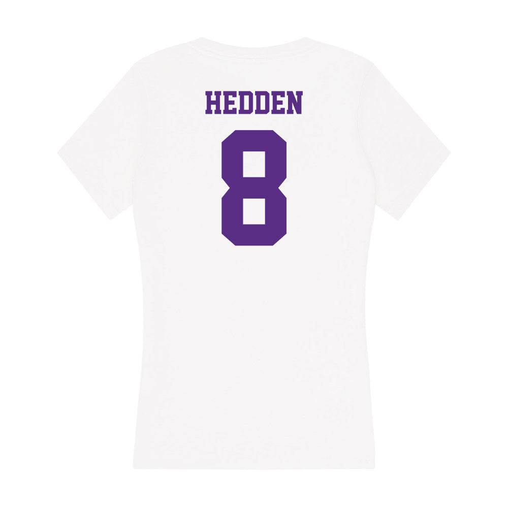 Furman - NCAA Football : Trey Hedden - Women's V-Neck T-Shirt-1