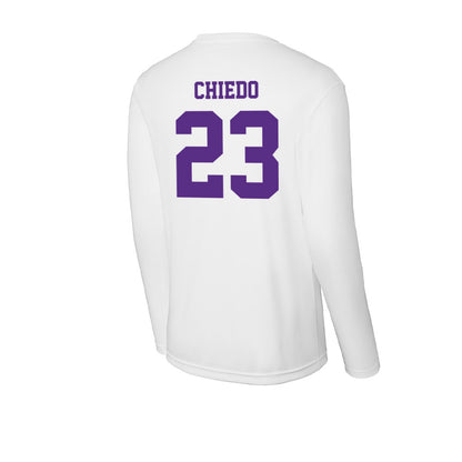 Furman - NCAA Football : Dylan Chiedo - Performance Long Sleeve T-Shirt-1