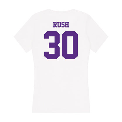 Furman - NCAA Football : Quay Rush - Women's V-Neck T-Shirt-1