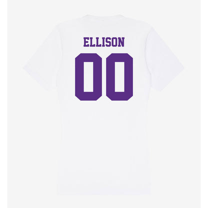 Furman - NCAA Football : Caleb Ellison - Women's V-Neck T-Shirt-1