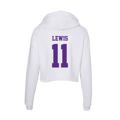 Furman - NCAA Football : Billy Lewis - Women's Crop Fleece Hoodie-1