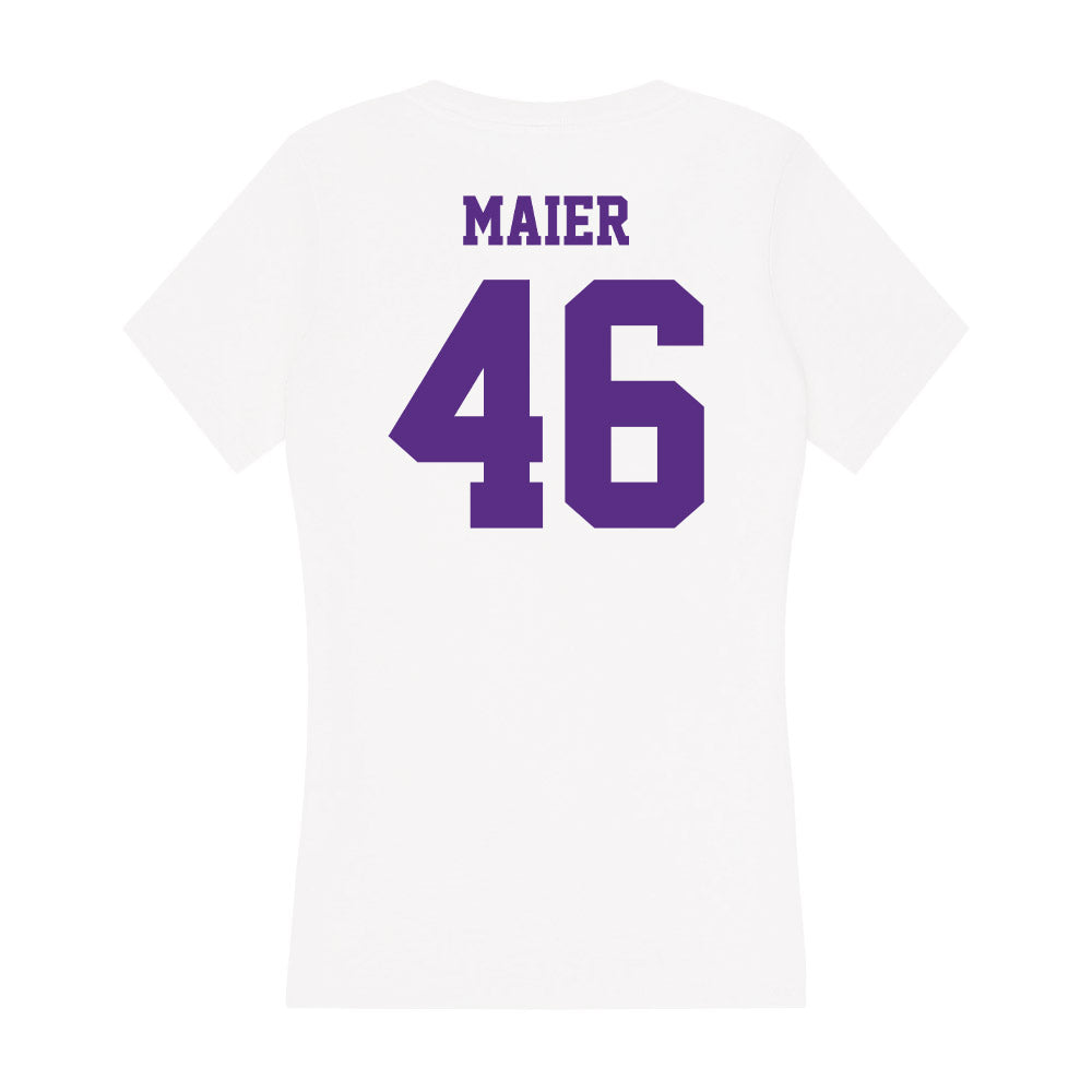 Furman - NCAA Football : Alex Maier - Women's V-Neck T-Shirt-1