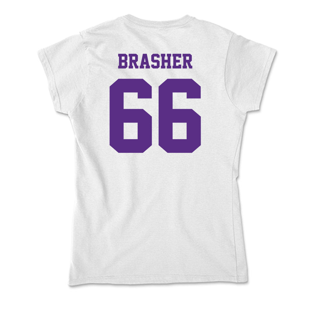 Furman - NCAA Football : Eli Brasher - Soft Style Women’s T-Shirt-1