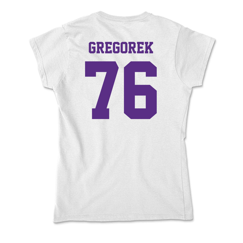 Furman - NCAA Football : Chase Gregorek - Soft Style Women’s T-Shirt-1
