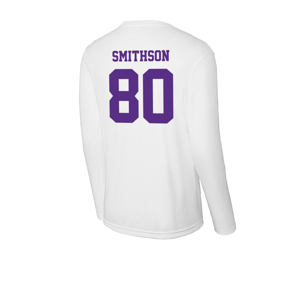 Furman - NCAA Football : Gram Smithson - Performance Long Sleeve T-Shirt-1