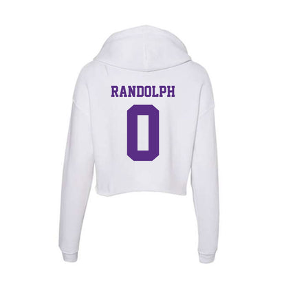 Furman - NCAA Women's Lacrosse : Blaine Randolph - Women's Crop Fleece Hoodie-1