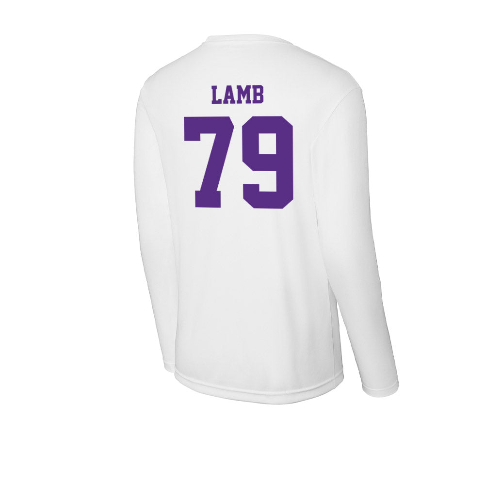 Furman - NCAA Football : Ryan Lamb - Performance Long Sleeve T-Shirt-1