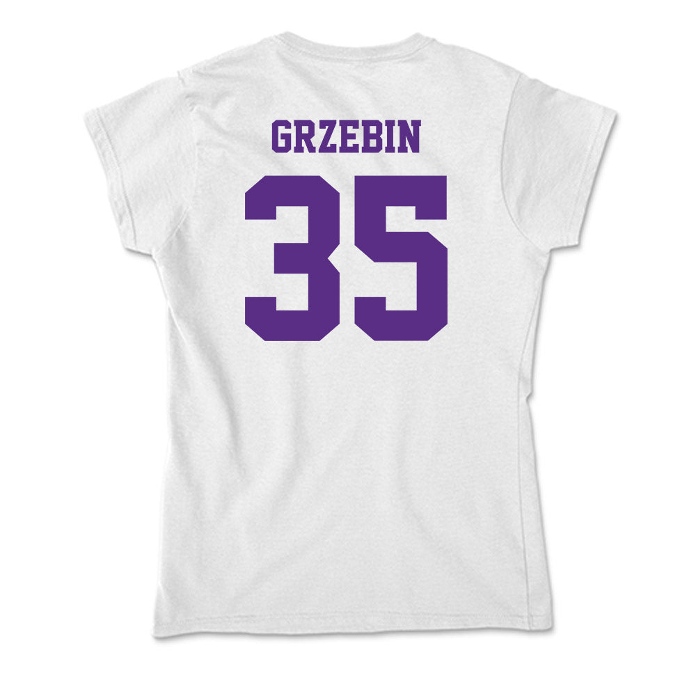 Furman - NCAA Football : Emmett Grzebin - Soft Style Women’s T-Shirt-1