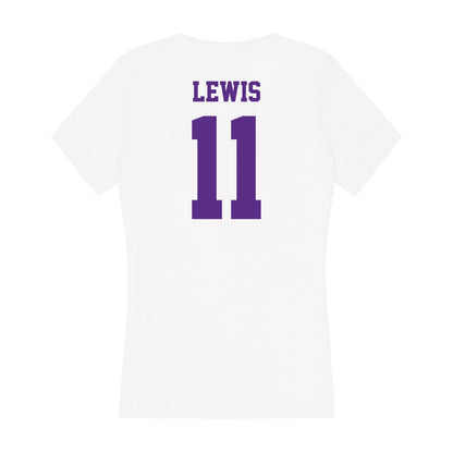 Furman - NCAA Football : Billy Lewis - Women's V-Neck T-Shirt-1