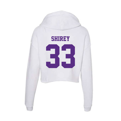 Furman - NCAA Softball : Meghan Shirey - Women's Crop Fleece Hoodie-1
