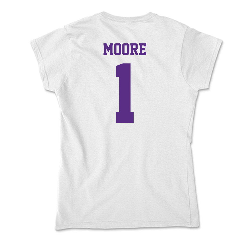 Furman - NCAA Women's Volleyball : Kacie Moore - Soft Style Women’s T-Shirt-1