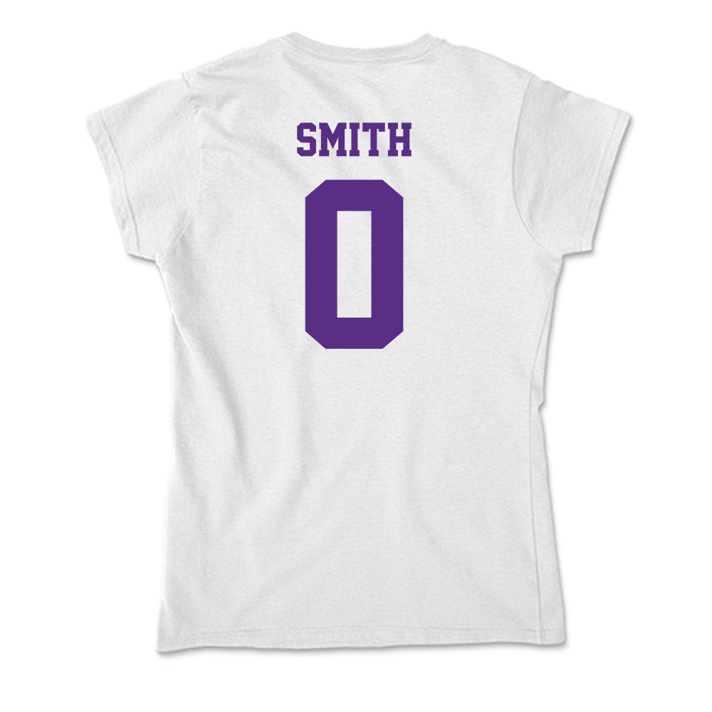 Furman - NCAA Men's Basketball : Patrick Smith - Soft Style Women’s T-Shirt-1