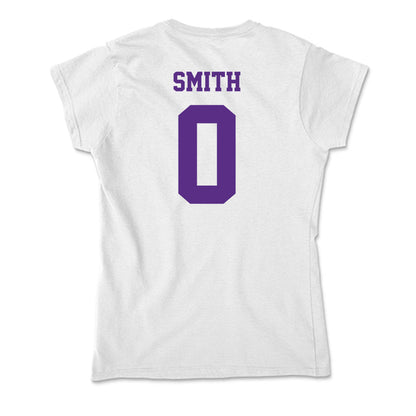 Furman - NCAA Men's Basketball : Patrick Smith - Soft Style Women’s T-Shirt-1