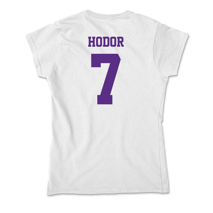 Furman - NCAA Women's Lacrosse : Marin Hodor - Soft Style Women’s T-Shirt-1