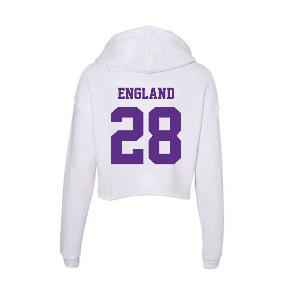 Furman - NCAA Women's Soccer : Alyssa England - Women's Crop Fleece Hoodie-1