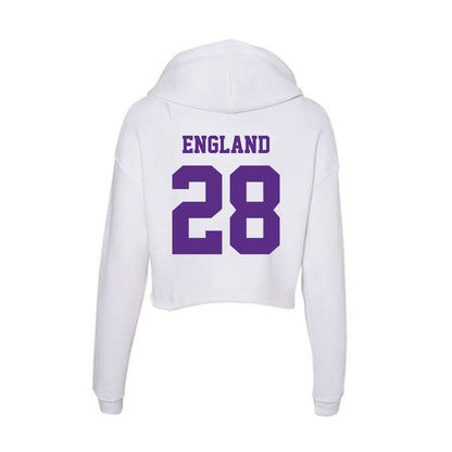 Furman - NCAA Women's Soccer : Alyssa England - Women's Crop Fleece Hoodie-1