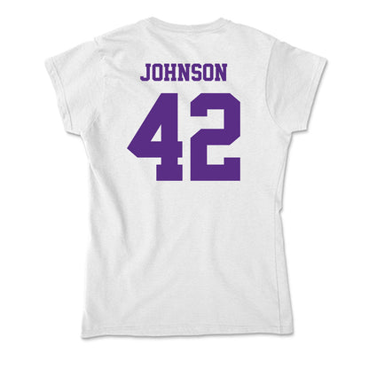 Furman - NCAA Women's Basketball : Kate Johnson - Soft Style Women’s T-Shirt-1