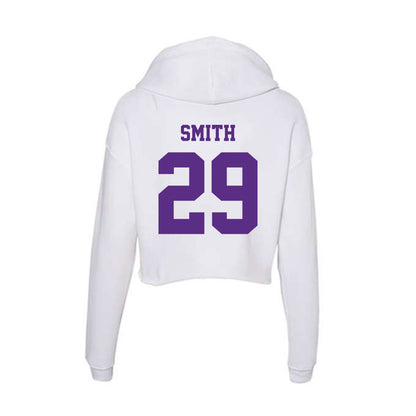 Furman - NCAA Football : Riley Smith - Women's Crop Fleece Hoodie-1