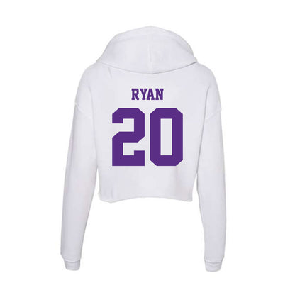 Furman - NCAA Women's Basketball : Sydney Ryan - Women's Crop Fleece Hoodie-1