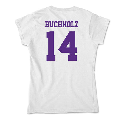 Furman - NCAA Women's Volleyball : Rebekah Buchholz - Soft Style Women’s T-Shirt-1
