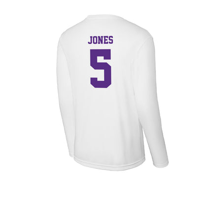 Furman - NCAA Football : Carson Jones - Performance Long Sleeve T-Shirt-1