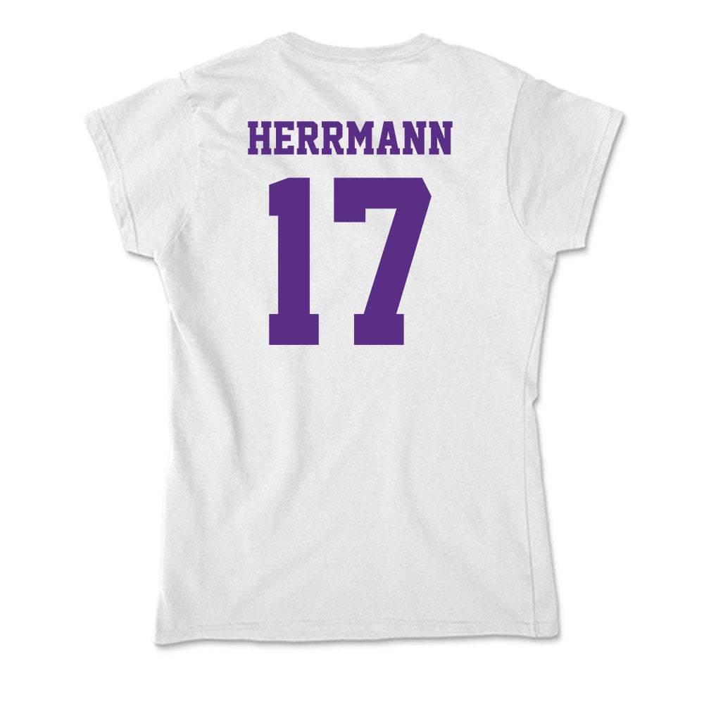 Furman - NCAA Women's Soccer : Ellie Herrmann - Soft Style Women’s T-Shirt-1