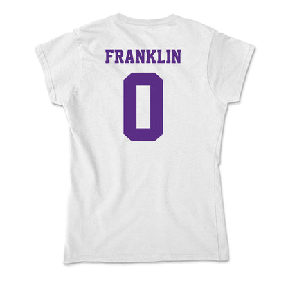 Furman - NCAA Men's Basketball : Abijah Franklin - Soft Style Women’s T-Shirt-1