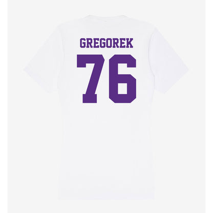 Furman - NCAA Football : Chase Gregorek - Women's V-Neck T-Shirt-1