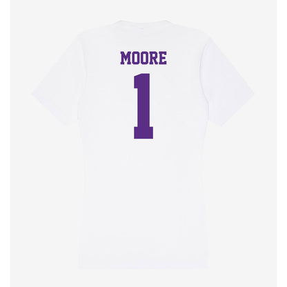 Furman - NCAA Women's Volleyball : Kacie Moore - Women's V-Neck T-Shirt-1