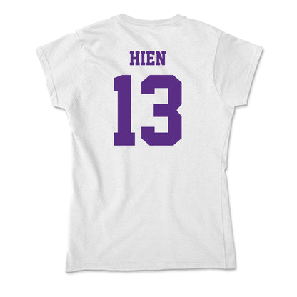 Furman - NCAA Men's Basketball : Garrett Hien - Soft Style Women’s T-Shirt-1