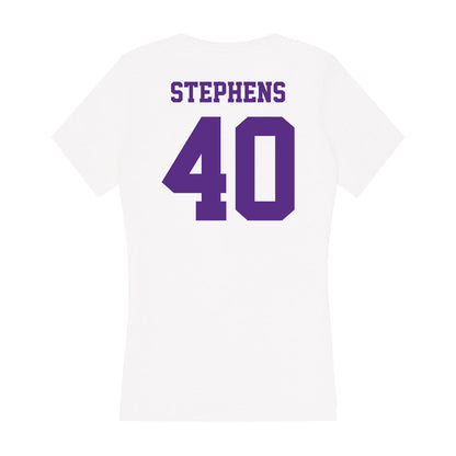 Furman - NCAA Football : Xavier Stephens - Women's V-Neck T-Shirt-1