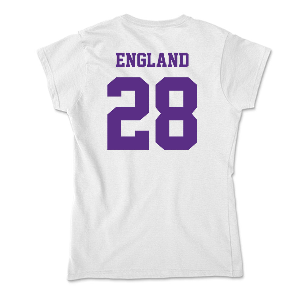 Furman - NCAA Women's Soccer : Alyssa England - Soft Style Women’s T-Shirt-1