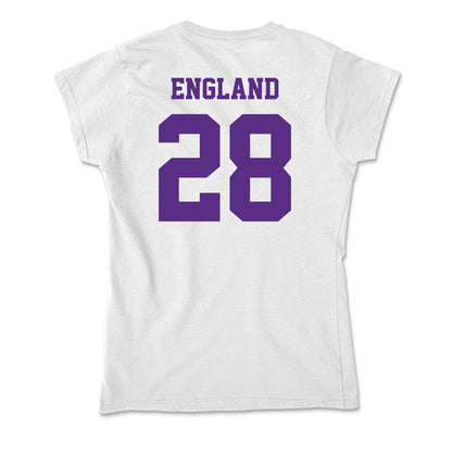 Furman - NCAA Women's Soccer : Alyssa England - Soft Style Women’s T-Shirt-1