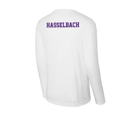 Furman - NCAA Women's Golf : Olivia Hasselbach - Activewear Long Sleeve T-Shirt-1