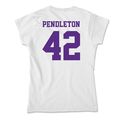 Furman - NCAA Football : Jakeman Pendleton - Soft Style Women’s T-Shirt-1