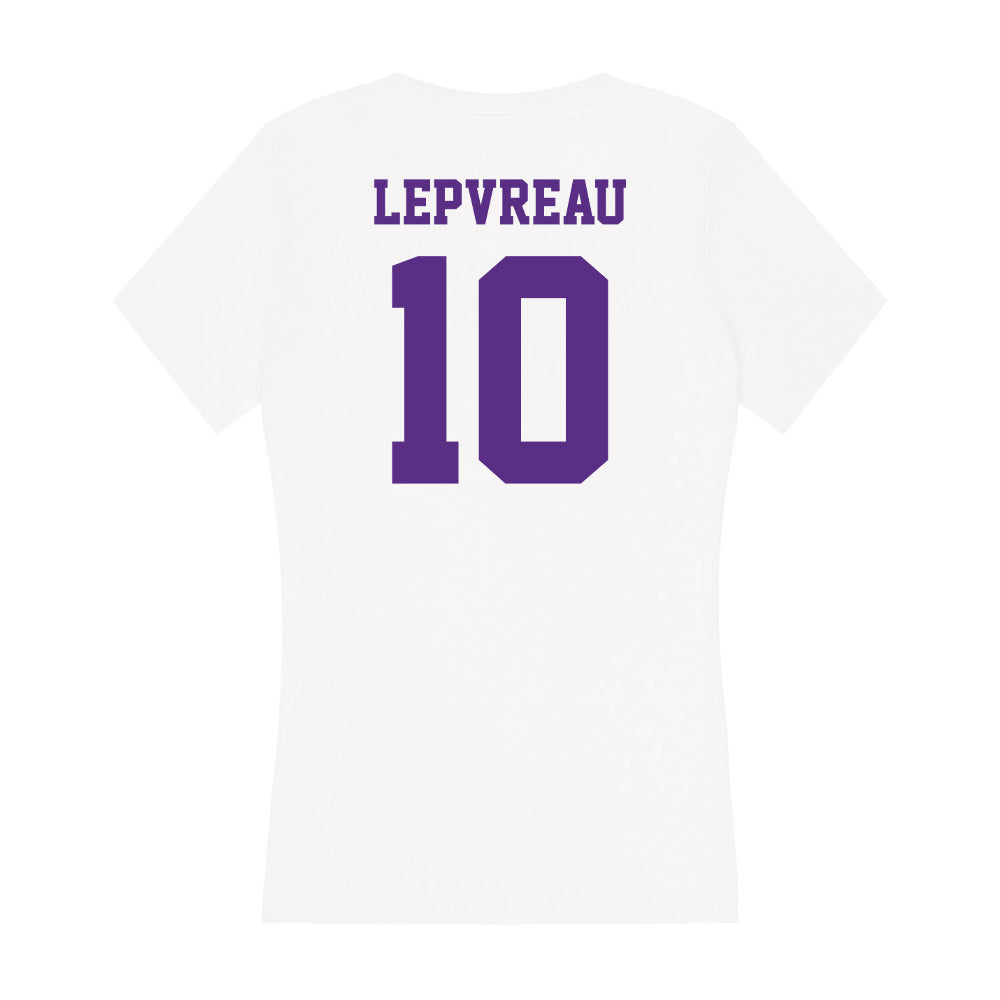 Furman - NCAA Football : Axel Lepvreau - Women's V-Neck T-Shirt-1