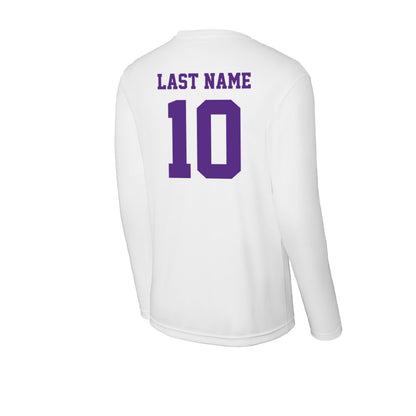 Furman - NCAA Football : Axel Lepvreau - Performance Long Sleeve T-Shirt-1