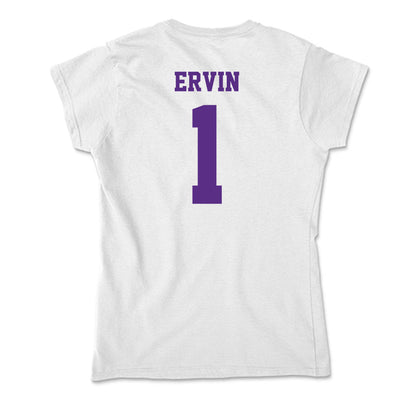 Furman - NCAA Women's Basketball : Alyssa Ervin - Soft Style Women’s T-Shirt-1